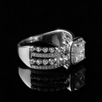 Moissanite Women's Engagement Ring