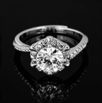 Heart-shaped moissanite engagement ring5