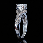 Moissanite Women's Engagement Ring