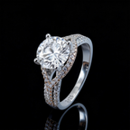 Moissanite Women's Engagement Ring